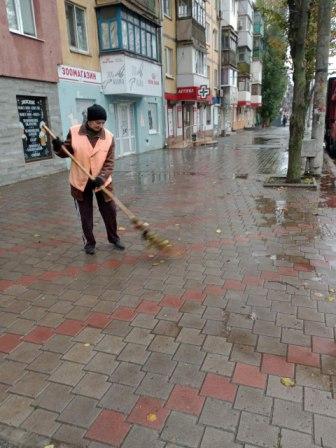 Проведені роботи з прибирання випадкового сміття