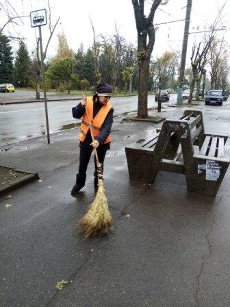 Проведені роботи з прибирання випадкового сміття