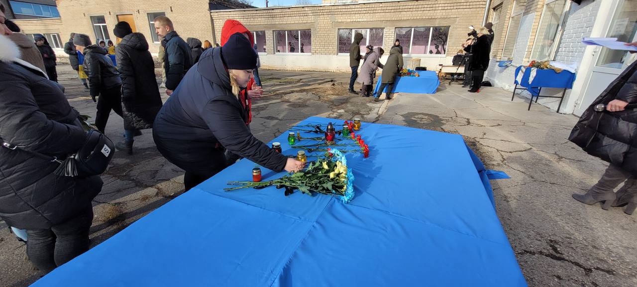 Урочисто відкрита меморіальна дошка загиблому Герою - Маханькову Михайлу