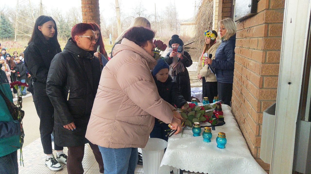 Відкриття меморіальної дошки Андрію Бузі