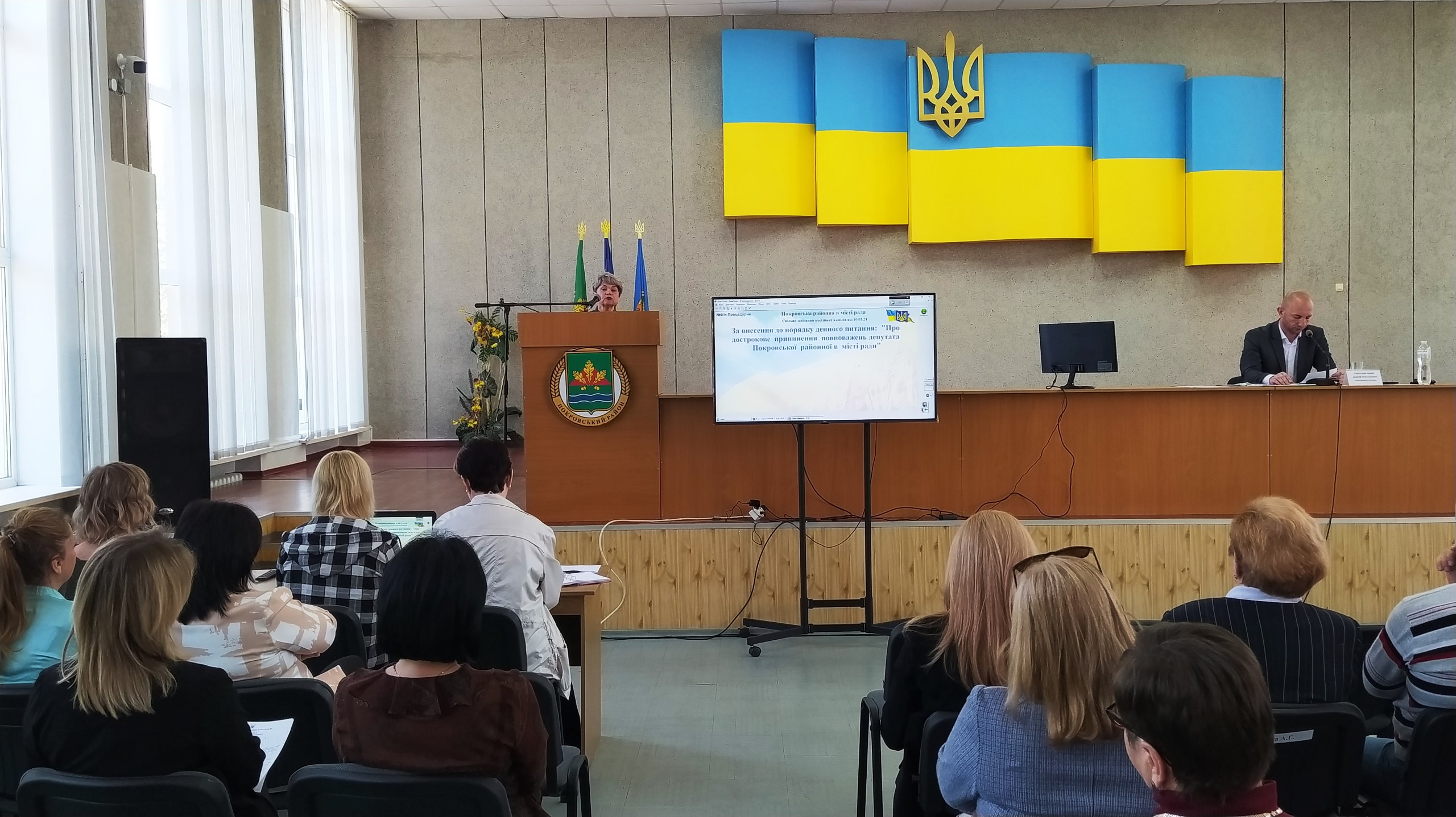 Відбулася ХХ сесія Покровської районної в місті ради
