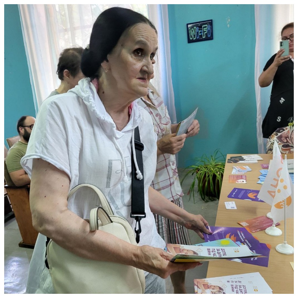 Захід щодо теми домашнього насильства  для внутрішньо переміщених осіб