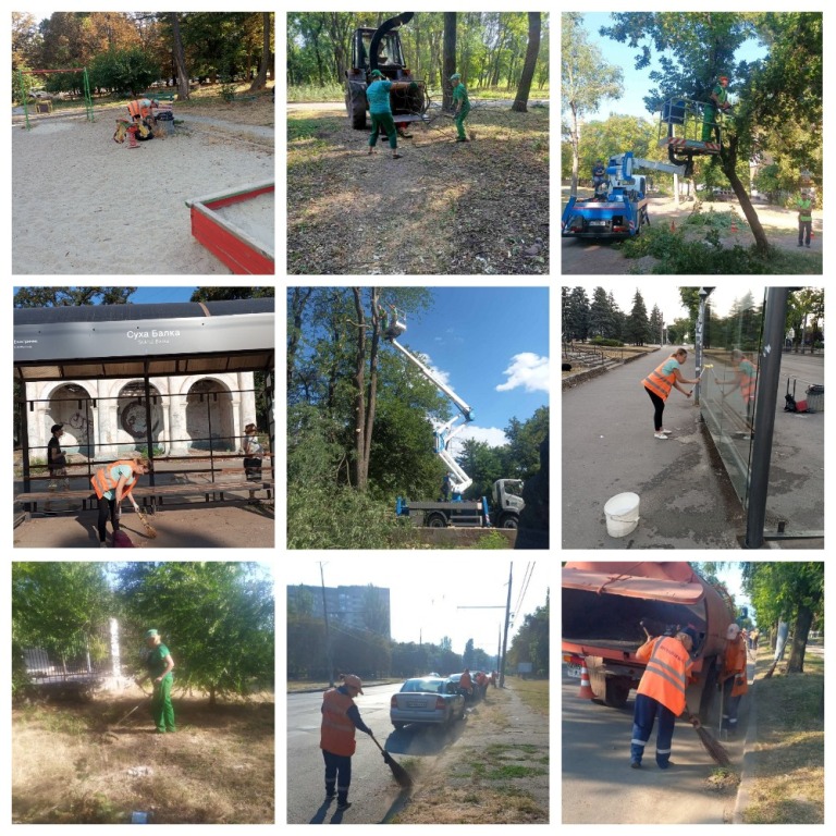 Роботи з благоустрою району