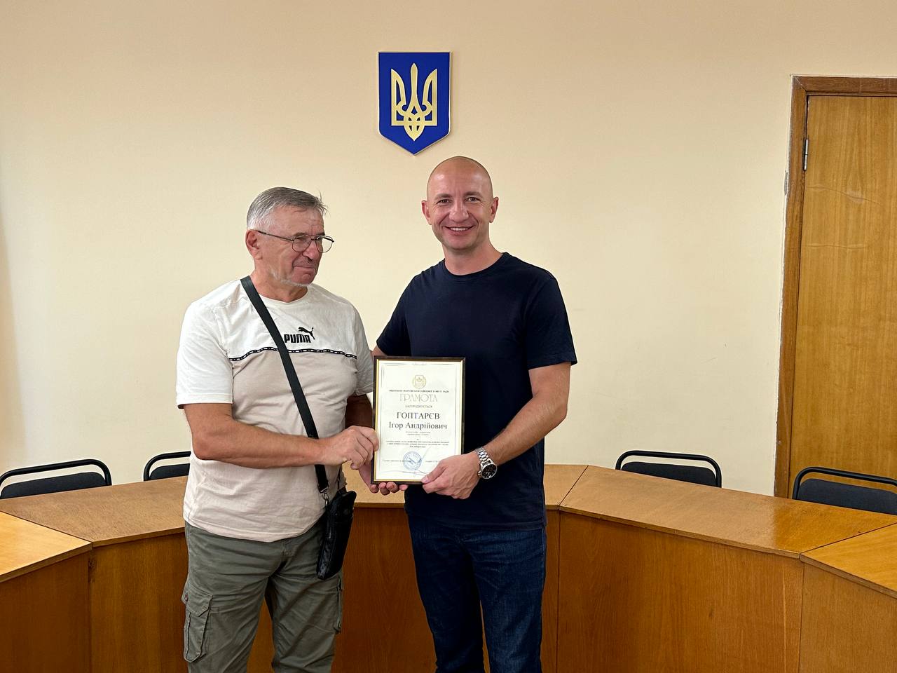 Андрій Соколовський вручив відзнаки виконкому районної в місті ради представникам малого і середнього бізнесу