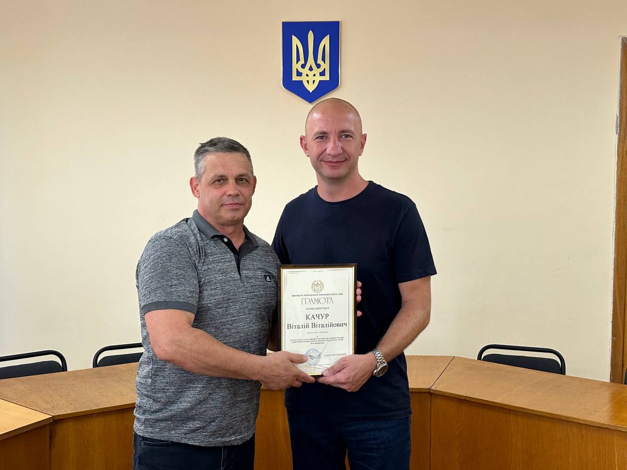 Андрій Соколовський вручив відзнаки виконкому районної в місті ради представникам малого і середнього бізнесу