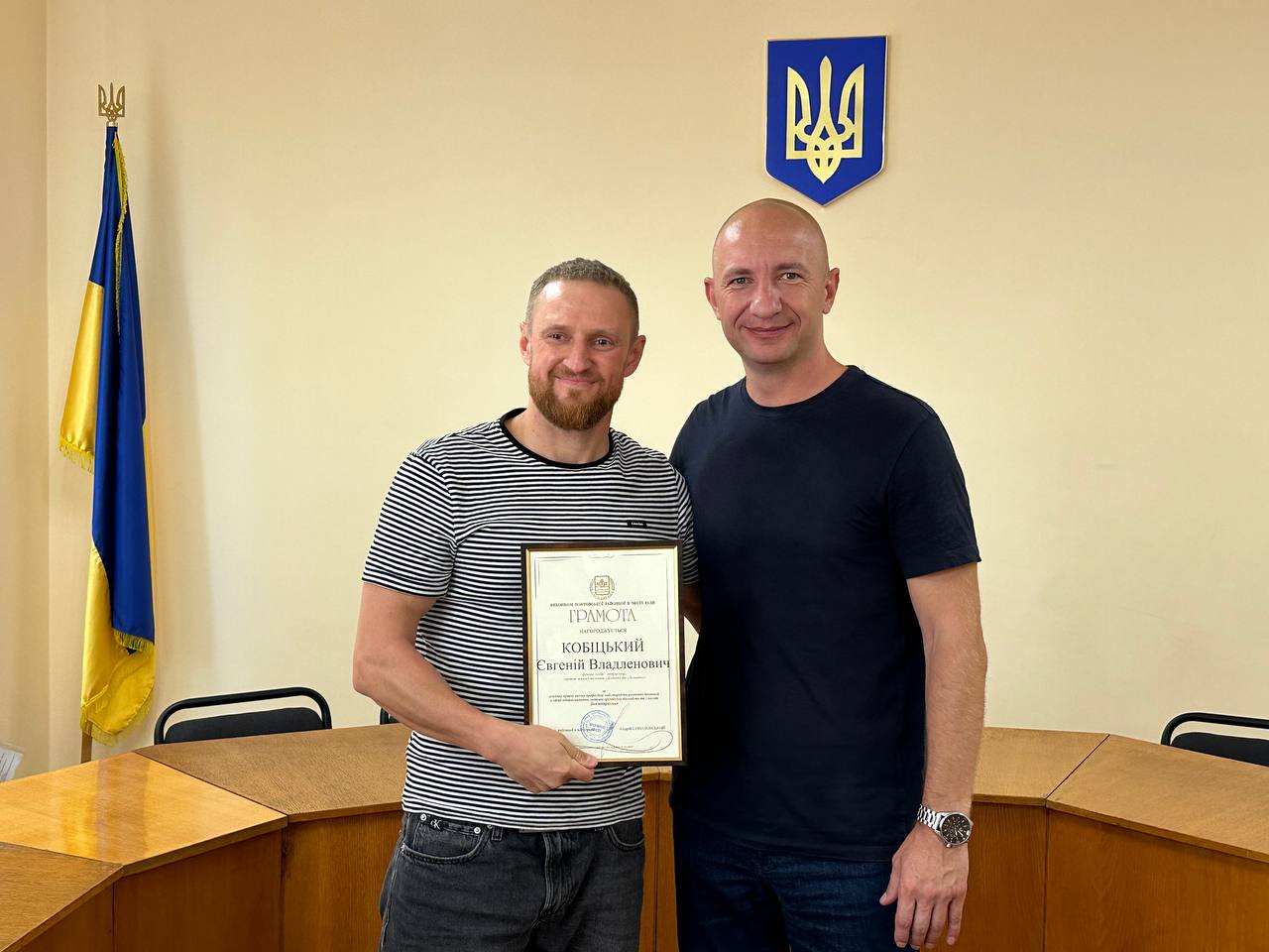 Андрій Соколовський вручив відзнаки виконкому районної в місті ради представникам малого і середнього бізнесу