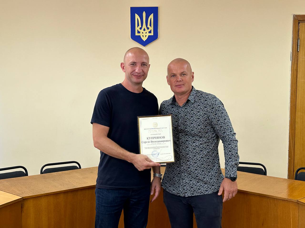 Андрій Соколовський вручив відзнаки виконкому районної в місті ради представникам малого і середнього бізнесу