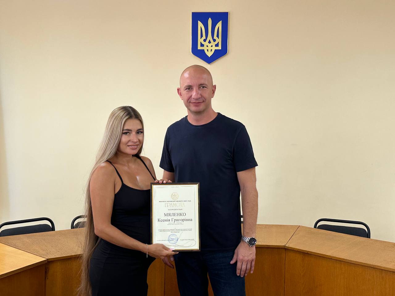 Андрій Соколовський вручив відзнаки виконкому районної в місті ради представникам малого і середнього бізнесу