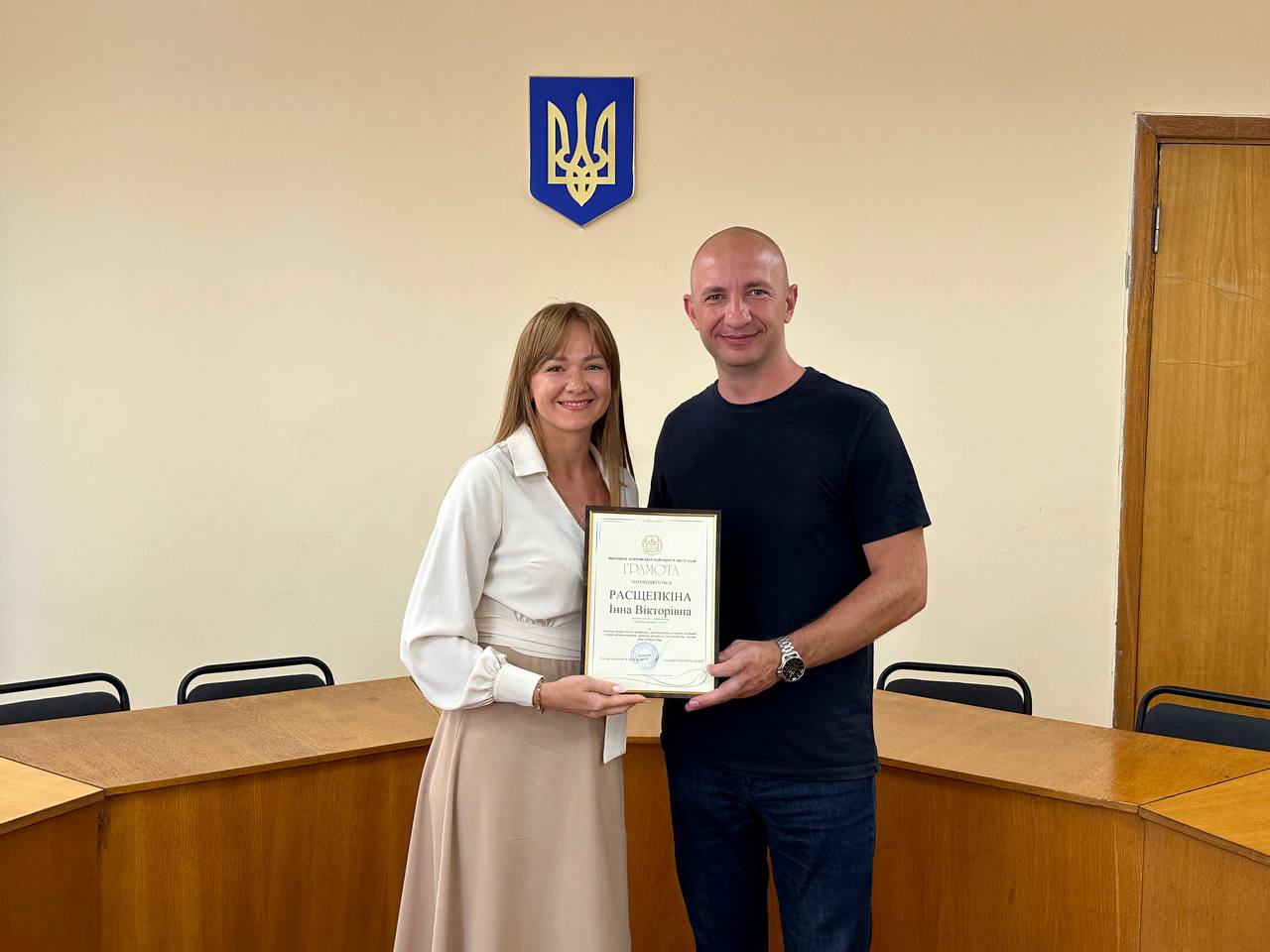Андрій Соколовський вручив відзнаки виконкому районної в місті ради представникам малого і середнього бізнесу