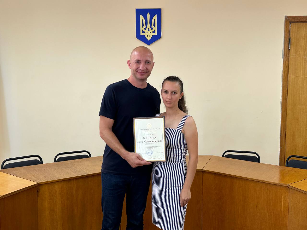 Андрій Соколовський вручив відзнаки виконкому районної в місті ради представникам малого і середнього бізнесу