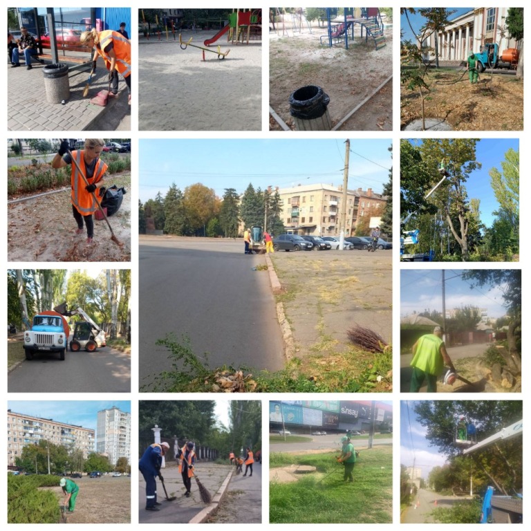 Роботи з благоустрою району