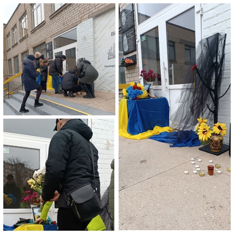 Відкриття меморіальної дошки Павліченку Євгену Анатолійовичу