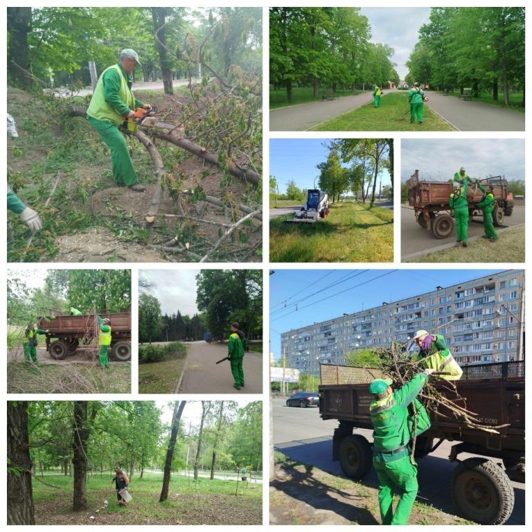 РОБОТИ З БЛАГОУСТРОЮ РАЙОНУ