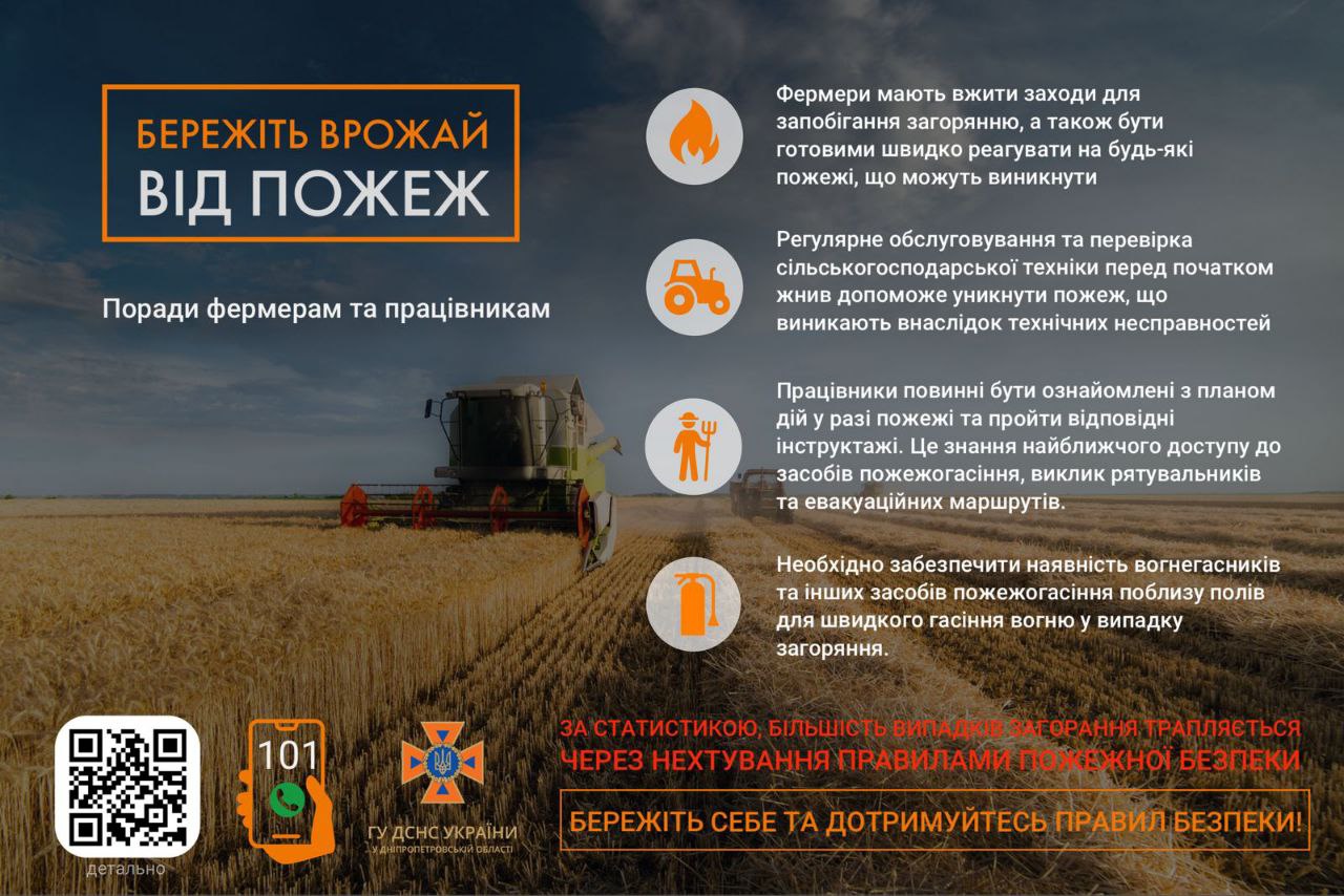 Збережемо хліб від вогню!