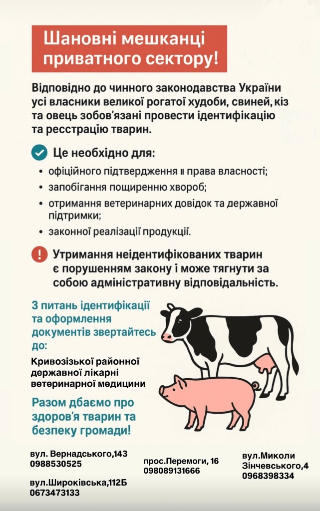Шановні мешканці приватного сектору