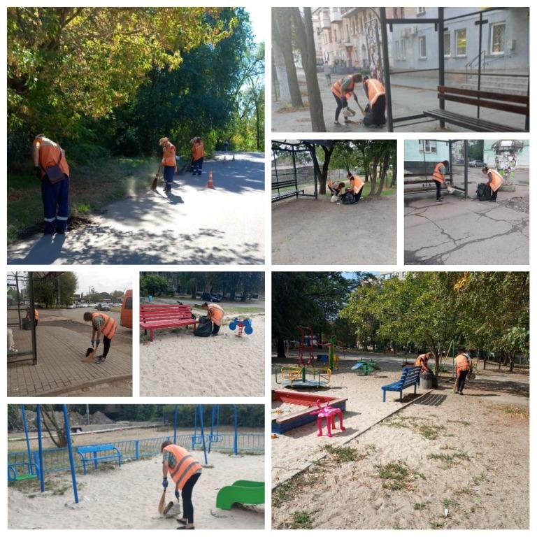 Роботи з благоустрою району