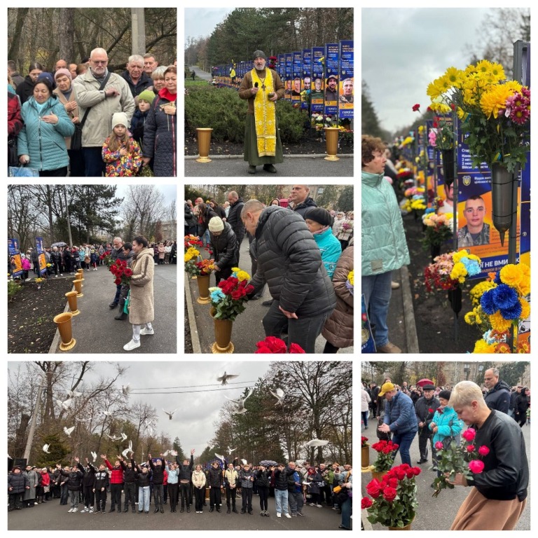 Урочисте відкриття Алеї Слави