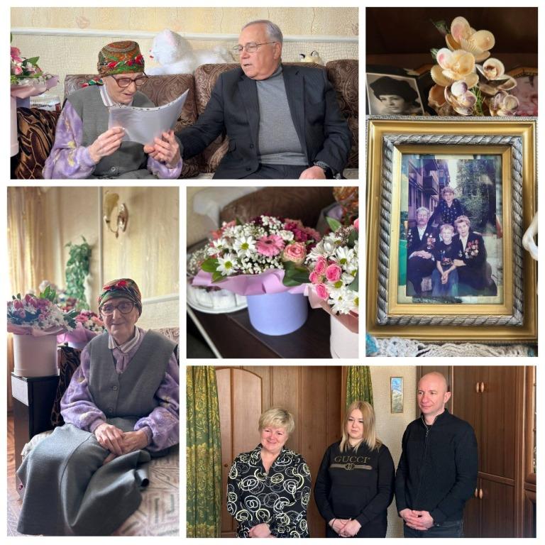 Відвідування останної визволительки міста, ветерана Другої світової війни - Валентини Погорілової