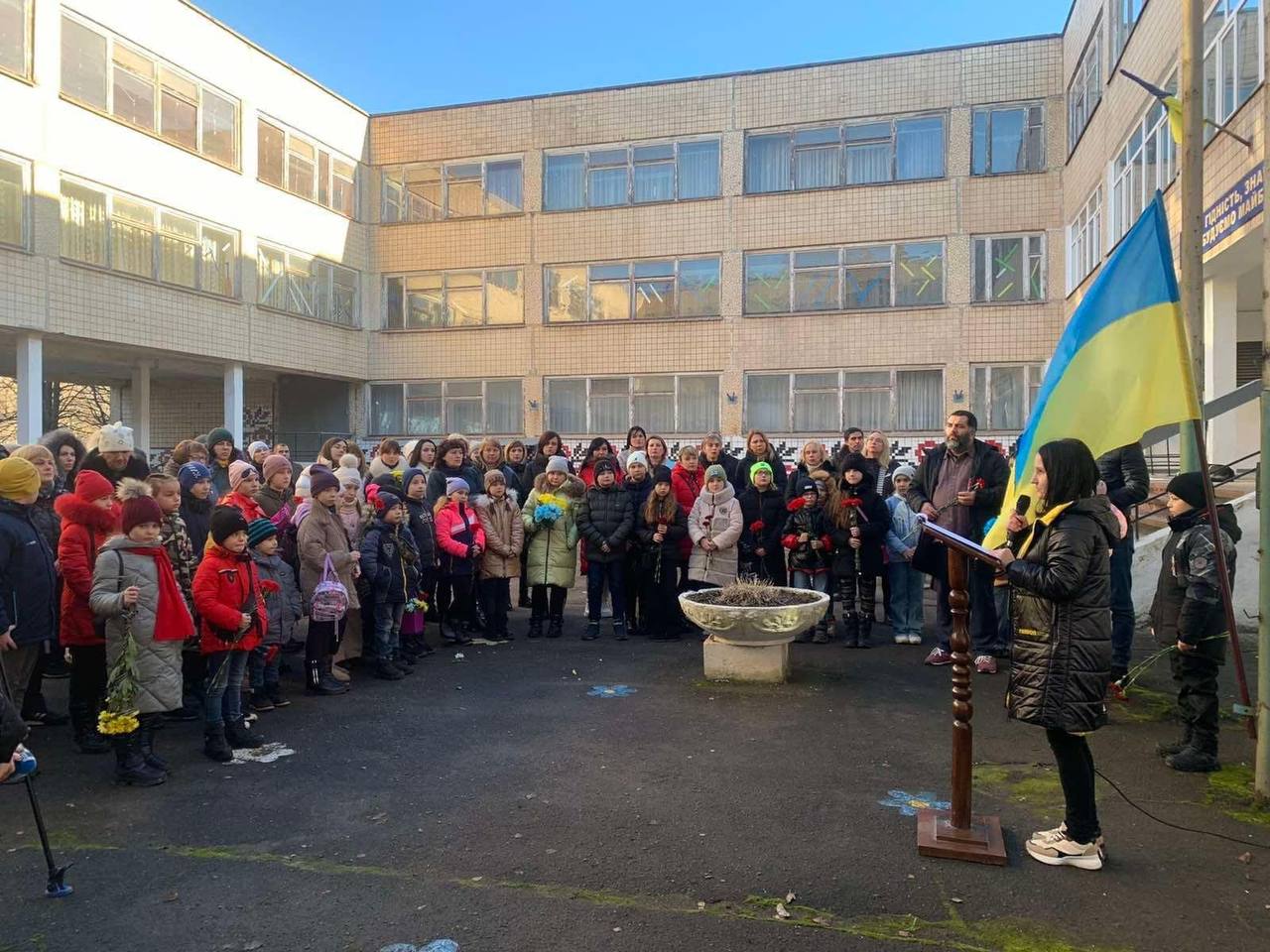 Урочисте відкриття меморіальної дошки в пам’ять про загиблого Героя