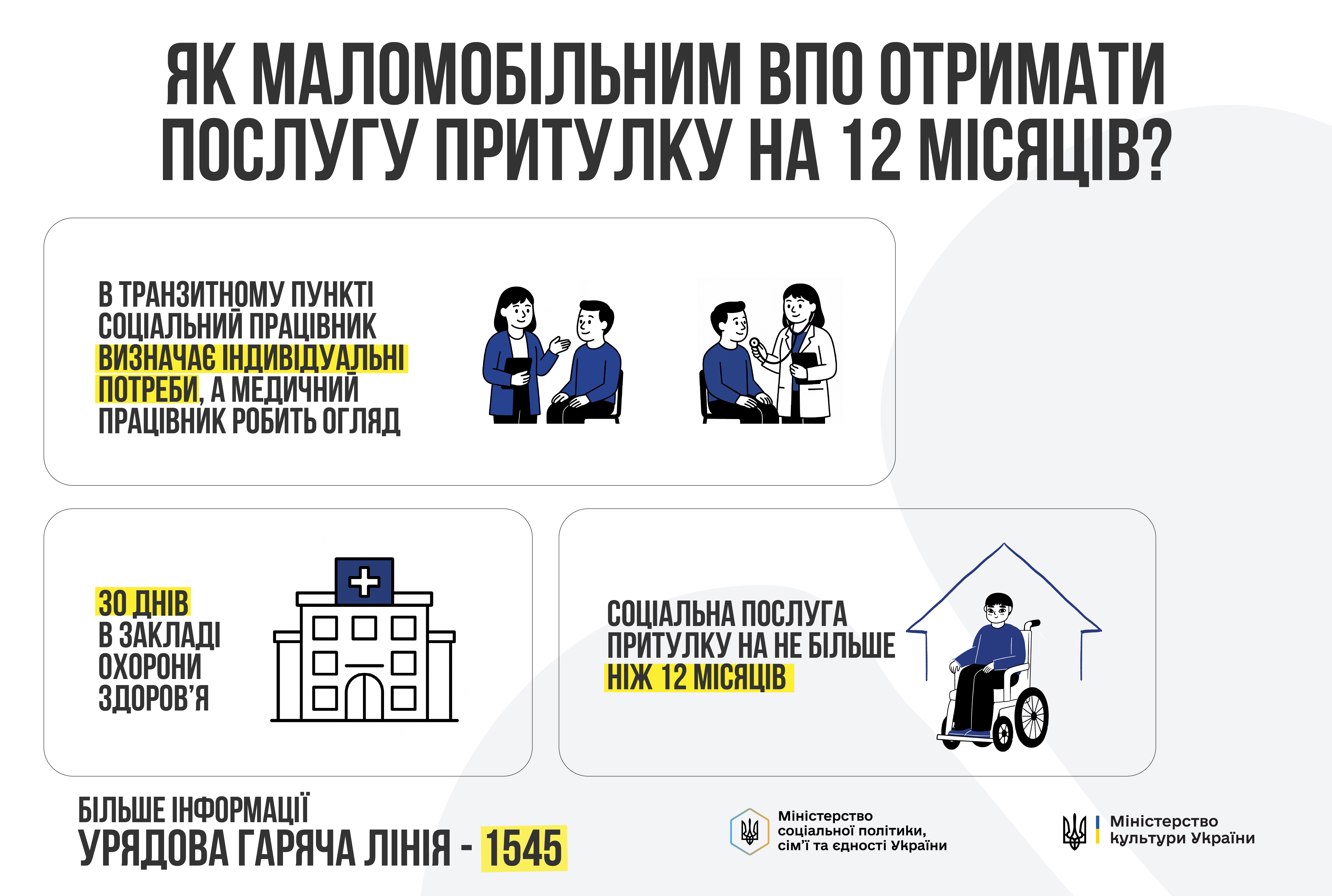Інформаційна кампанія щодо доступності соціальних послуг для ВПО