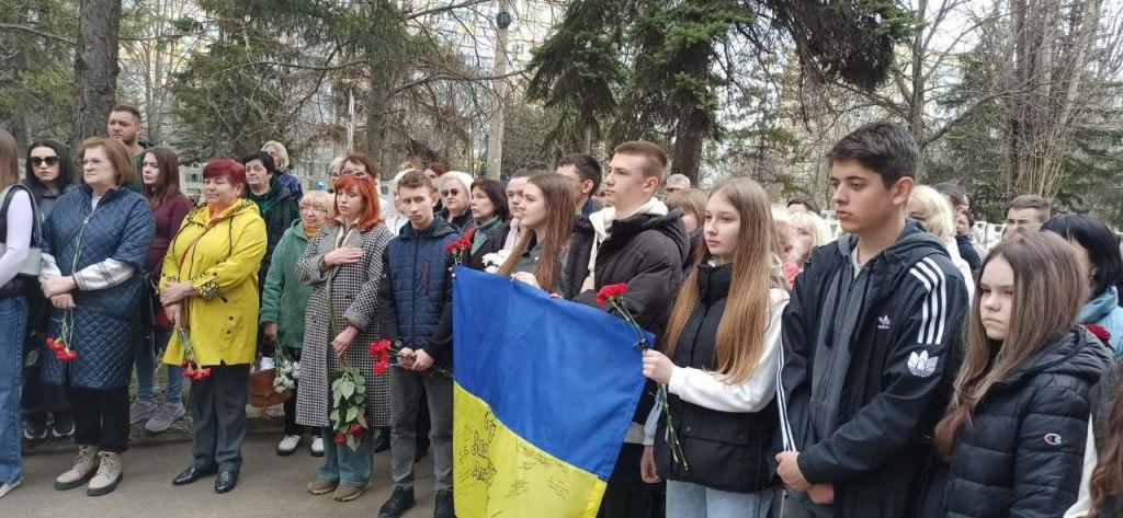 Відкриття меморіальних дошок загиблим воїнам Данилу Козлову, Євгенію Кашинському, Михайлу Баклагіну, Андрію Дробіленко