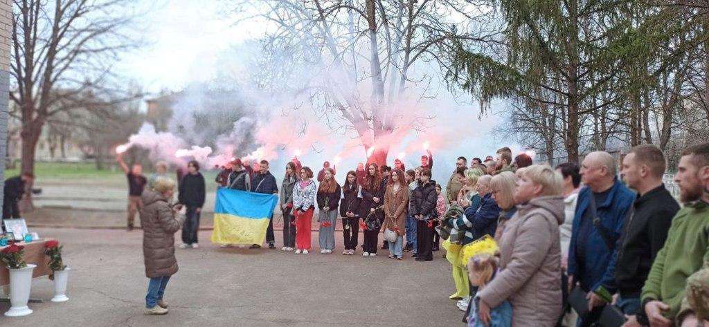 Відкриття меморіальних дошок загиблим воїнам Данилу Козлову, Євгенію Кашинському, Михайлу Баклагіну, Андрію Дробіленко