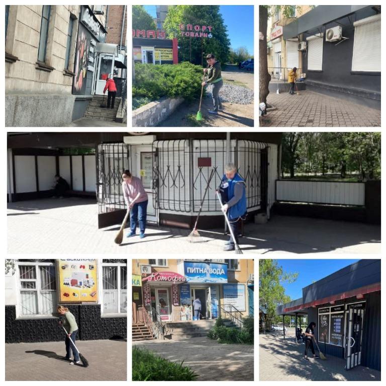 Прибирання прилеглих до об’єктів бізнесу територій